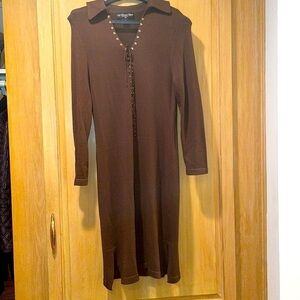 Brown Knit Dress​​​​